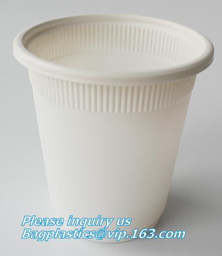 Biodegradable Disposable Trays, corn starch fast food box, Disposable Biodegradable Blister Round Food Tray