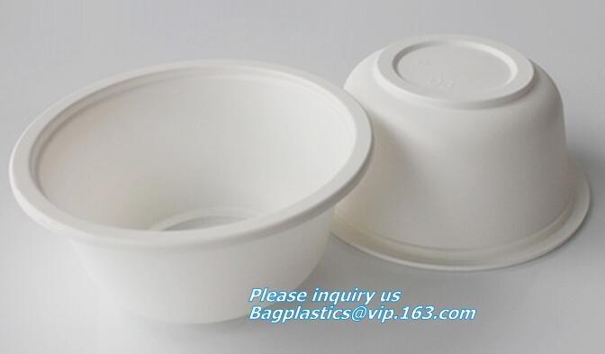 Disposable corn starch plates, biodegradable corn starch food container, biobased food tray