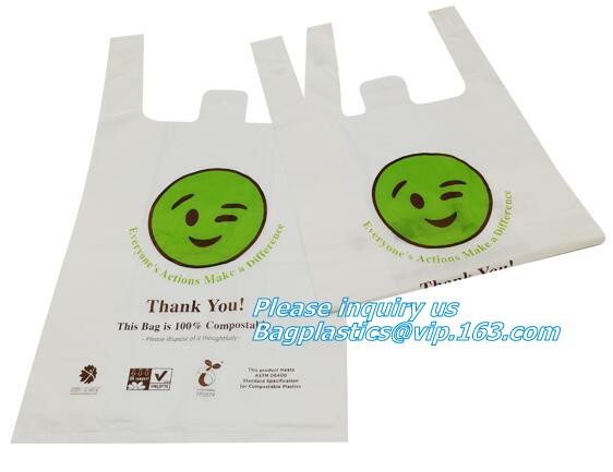 biodegradable packing bags, Biobag Compostable T-Shirt Bag, Compostable t-shirt bag, degradable bag manufacturer vest ca