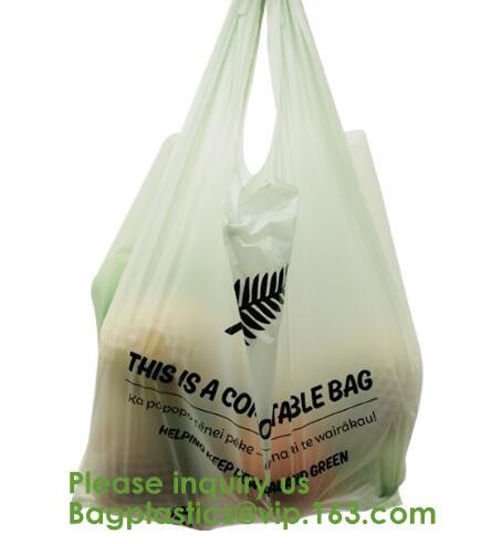 Eco friendly Compostable Dog Poop Bags Shopping bags Supermarket Shopping Bags T-shirt Bags Compostable Bags Trash Bags