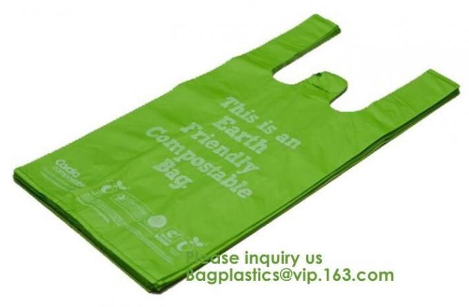 Eco friendly Compostable Waste Bags 100% Biodegradable Garbage Bags Made From Cornstarch,Garbage bag Dog poop bags T-shi