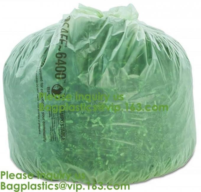 gallon biodegradable and compostable kitchen trash bag,Eco Friendly Biodegradable Packaging Bags 100% Compostable Plasti
