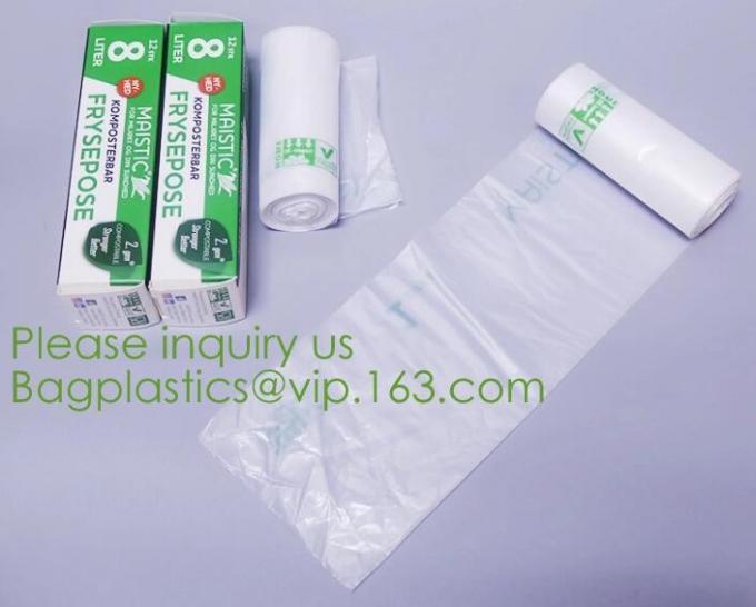 Hospital Medical Custom Printed Plastic Scented Compostable Bio Degradable Garbage Bags With Logo,bagease bagplastics