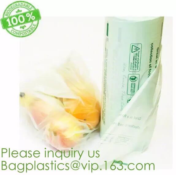 Food produce bag, fruit produce bags, pack 100% Compostable Bags Biodegradable Bags Dog 100% Biodegradable Dog Poop Bags