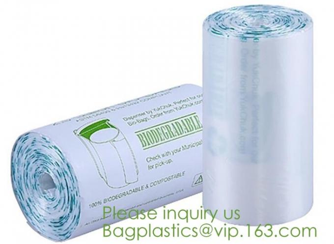 Custom Printing Corn Starch Biodegradable Compostable Plastic Bag,Thank You Bags Durable Cornstarch PLA Compostable T-sh