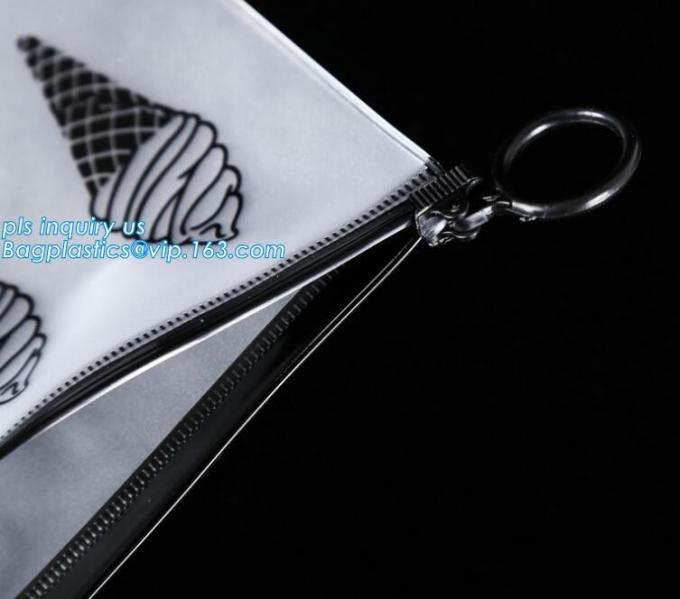 pe plastic resealable slider zipper bags, Eco-friendly Slider Zipper Flat Plastic Bag For Document or Swimwear