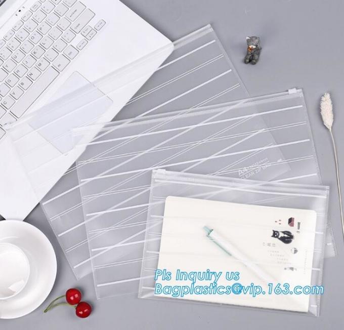 Zip Top Custom Printing Eco Friednly Slider Ziplock Bag, slider zipper pvc pouch clear vinyl pvc ziplock bag
