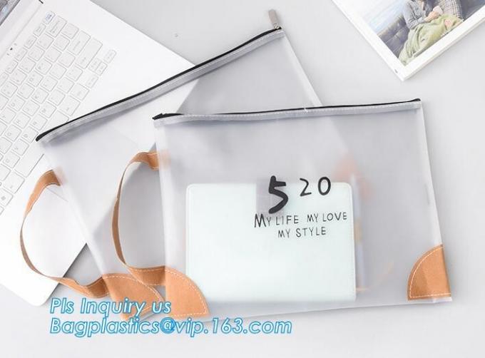 Clear vinyl Drawstring Bag, plastic custom printed pencil case, silicone DIY pencil case for gift, polyester rubber plas