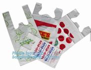 Biodegradable White Trash Bags Compostable Food Waste Bags, cornstarch 100% biodegradable compostable bags on roll for f