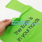 Compostable eco-friendly material non toxic food grade t shirt bread packaging plastic bag