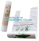 compostable supermarket star seal flat bag on roll for food, 100% compostable custom colourful printed gusset plastic pe
