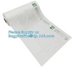 compostable supermarket star seal flat bag on roll for food, 100% compostable custom colourful printed gusset plastic pe