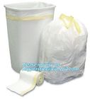corn starch biodegradable compostable eco friendly drawstring laundry bag, jumbo compostable drawstring plastic trash ba