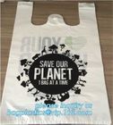China manufacturer 100% biodegradable singlet bags with EN13432 BPI OK compost home ASTM D6400 certificates, BIO, ECO