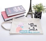 Canvas Stationery Pencil Bag, Zipper Canvas Pen Pencil Case Stationery Pouch Bag Case Cosmetic Bags, Custom Canvas Stati