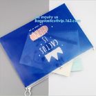 Office Stationery Mesh Bags With Slider Zipper, slider bag easy vinly package, stationery packaging zipper with gray sli