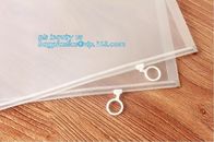 Zipper Slider Clear Pvc Bag For toothbrush bag, Stationery Ruler Set Packaging Bag with Slider, ziplock pvc bag slider t