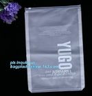 Plastic Cosmetics packaging bags With Slider Zipper Top, Frosted PVC Slider Zipper Bags, Pencil Case Promotional Gift