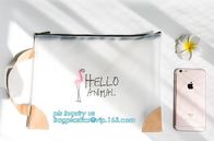 Eco Friendly Silicone Cylinder Zipper Bag, pu book band with elastic band, student pecil bag, Multi-Purpose Clip-On Zipp