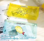 Recyclable Plastic Clear frotsed Matte Vinyl Slider Ziplock PVC Bag Packaging, slider zipper bag for garment packaging