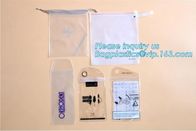 Swimwear toiletry PVC Vinyl Bag With Slider Zip lockk, Slider zipper Clear pvc bag for package Vinyl, snap button PVC EVA