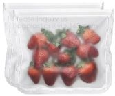 PLA compostable plastic fresh vegetables packaging bag,Custom Logo Zip lockk Reusable Silicone Fresh Sandwich Cooking Bag