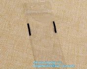 Biodegradable pen pencil houlder,Portable waterproof Transparent Blue plastic PVC Pencil pen pouch Bag bagplastics pack
