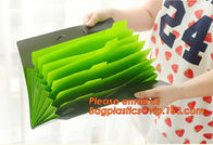 office storage pp expanding cascading file folder with 7 multicolor pockets, office supplies pp A4 plastisc expanding ha