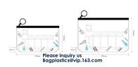 Clear PVC Zip lockk Bag For Gift Package,OEM Service Transparent Packaging Pvc Slider Frosted Bag,EVA Slider Zipper Bag So