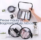 Makeup Bags, TSA Approved Transparent Travel Toiletry Bag, Waterproof PVC Cosmetic Pouch Organizer, Quart Size Durable Z