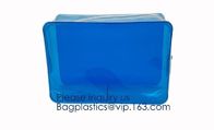 Makeup Bag Cosmetic Bag Travel Toiletry Bag Waterproof Makeup Zipper Portable Transparent Pouch Set - Black, bagease pac