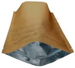 Stand Up kraft paper bag ,Food grade packaging bag,16oz snack kfraft paper coffee bag /kraft paper bag with window/stand