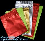 Laminating Aluminum Foil Food Packaging metallized zipper Standing Up Pouch Bag,foil lined stand up 250 g coffee bag 16*