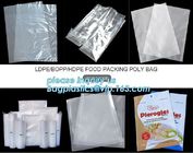 Cellophane Block Base Standing Bags Square Bottom PP food packaging,biodegradable custom printing self adhesive opp pp b
