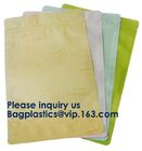 Custom Printed Kraft Paper Flat Bottom Standup Pouch / Food Packaging Bags,250g/500g High Barrier Custom Printed Foil Co