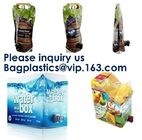 Foil Stand Up Bag In Box For Juice,Standing Plastic Pouch Spout Proof Juice Water Bag In Box,5L/10L/20L Transparent/VMPE