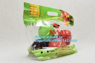 Fruit Grape Cherry Vegetable Packing Protection Bag, handle standing resealable zipper protection fresh vegetable fruit
