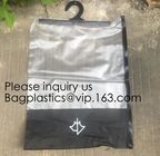 PVC/EVA Plastic Cloth Underwear Hanger Packaging Bag With Snap Button,Eco-Friendly Pvc Pvc/Eva Hook Garment Bag,Customiz