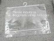 Cloth Hanger Hook Plastic Bags With Zip lockk Hook Packaging Bag For Underwear Bikini Clothes,garment girl's bar packaging