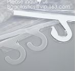 Transparent PVC hanger hook plastic bags for clothes packing,Better Protect and store CD's, books, magazines, papers and