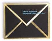 Wholesale custom Classic style a3 a4 a7 gold brown shipping kraft paper envelope, custom logo fancy paper envelope for i