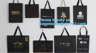 Customized Red Printed Kraft Paper Shopping Bag with Ribbon Handles and Bowknot,Kraft Paper Shopping Bag with Kinds off