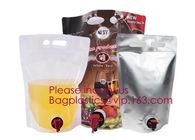 multi-purpose carrying case,wine bag,liquid packing with vitop spout,5L/10L/20L packaging wine bag bib in box wine dispe