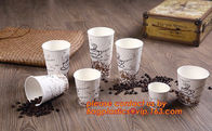 ECO Friendly Custom Design Corrugated Coffee Paper Cup,8 oz 12 oz 16 oz Custom Printing logo Double Wall paper cup with