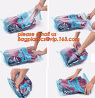garment canvas tote with vacuum bag, Vacuum hang compressed bags for Down jacket, Compressed Saving Suitcase Space bags