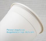 6OZ Corn Starch Biodegradable Disposable Cup,Eco-friendly Corn Starch Cup Party Tableware Biodegradable Food Container