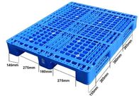 100% Virgin HDPE wear-resistant anti-slip stackable plastic pallet, China Manufacturer accept custom standard stacking p
