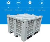 Standard sizes HDPE large collapsible plastic pallet box, Heavy duty industry storage use collapsible plastic mega bin