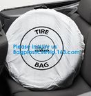 Car Tire Plastic Storage Tote Bags Tyre Packaging Custom Size Disposable Gusset Disposable Custom Size Printing Tire Bag