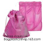 Lingerie Mesh Bags OEM Mesh Laundry Bags,Large Capacity Mesh Drawstring Laundry Bag Washable Reusable Cloth Bag Promotio